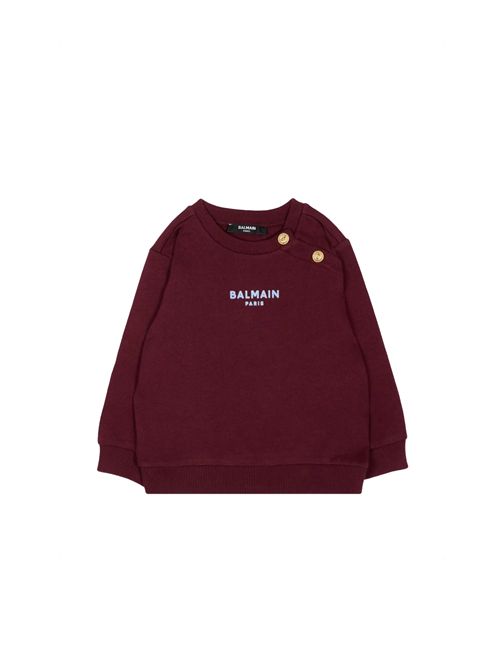 Felpa, unisex, logata. BALMAIN | BZ4340 Z3183530OR